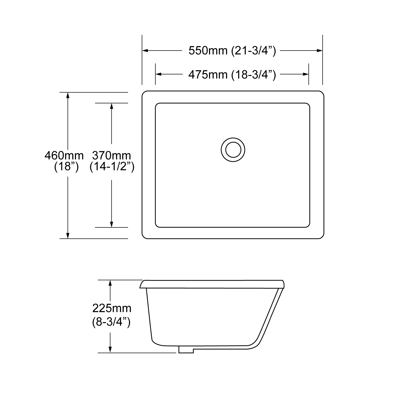 white porcelain undermount bathroom sink 21-inch undermount sink, 55 cm undermount sink, made from meilong-bathroom sink suppliers
